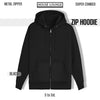 THE FORTRESS ZIP HOODIE BLACK