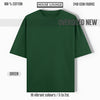 REGAL COTTON OVERSIZED TEE BOTTLE GREEN