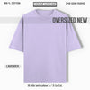REGAL COTTON OVERSIZED TEE LAVENDER