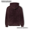 HOUSE LOUNGE ACID WASH HOODIE MAROON