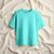 REGAL COTTON OVERSIZED TEE MINT