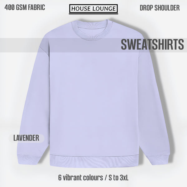 Heavyweight Sweatshirt – Ultimate Comfort & Modern Edge Lavender