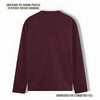 URBAN REFINED FULL SLEEVE T-SHIRT MAROON