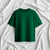 REGAL COTTON OVERSIZED TEE BOTTLE GREEN