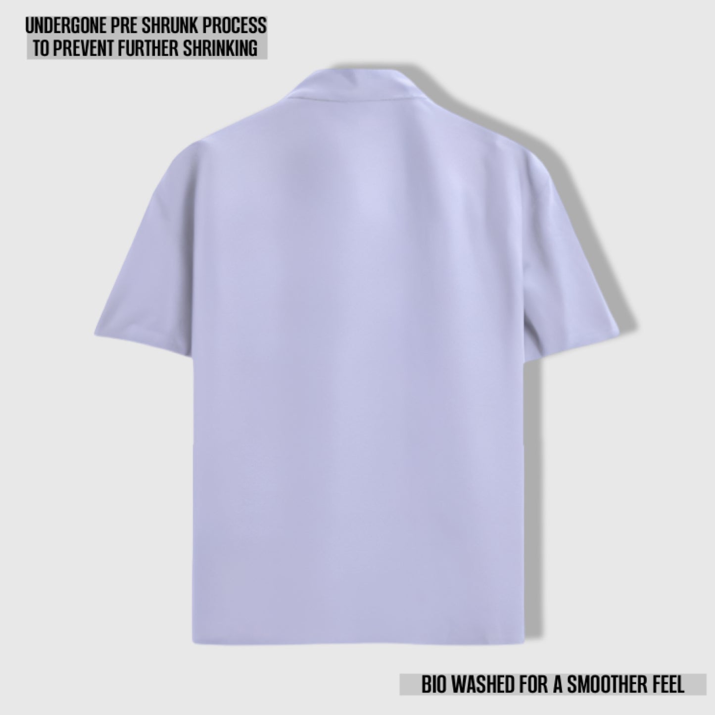 IMPERIA OVERSIZED CLASSIC SHIRT LAVENDER