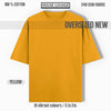 REGAL COTTON OVERSIZED TEE GOLDEN YELLOW