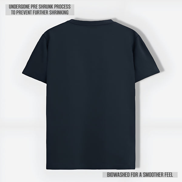 ELEVATED SUPIMA UNISEX T-SHIRT NAVY BLUE