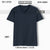EXQUISITE V-NECK COTTON T-SHIRT NAVY BLUE