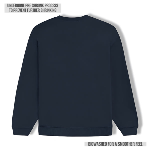 Heavyweight Sweatshirt – Ultimate Comfort & Modern Edge Navy Blue