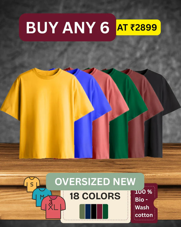 REGAL COTTON OVERSIZED TEE NAVY BLUE