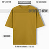 REGAL COTTON OVERSIZED TEE MUSTARD YELLOW