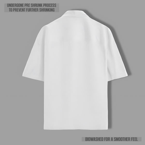 IMPERIA OVERSIZED CLASSIC SHIRT WHITE