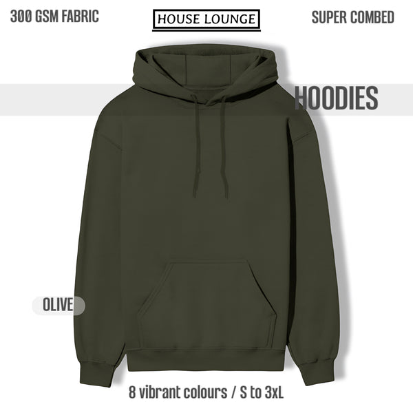 Unisex Hooded Sweatshirt – Superior Comfort & Style Olive Green