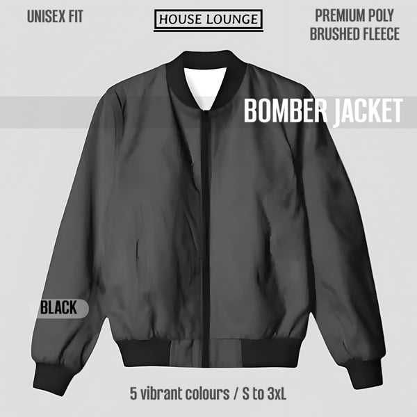 NOIR BOMBER JACKET