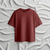 REGAL COTTON OVERSIZED TEE MAROON