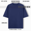 REGAL COTTON OVERSIZED TEE ROYAL BLUE