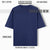 REGAL COTTON OVERSIZED TEE ROYAL BLUE