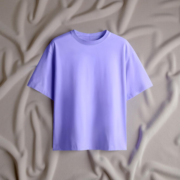 REGAL COTTON OVERSIZED TEE LAVENDER