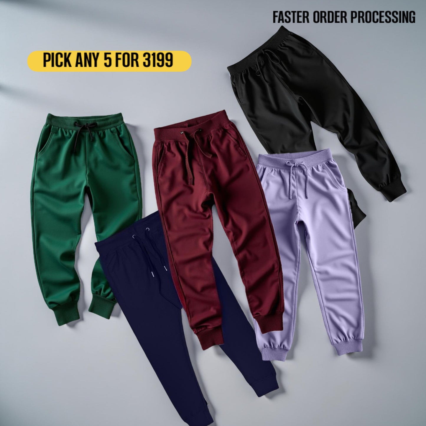 BUY ANY 3 LUXURA COMFORT JOGGERS
