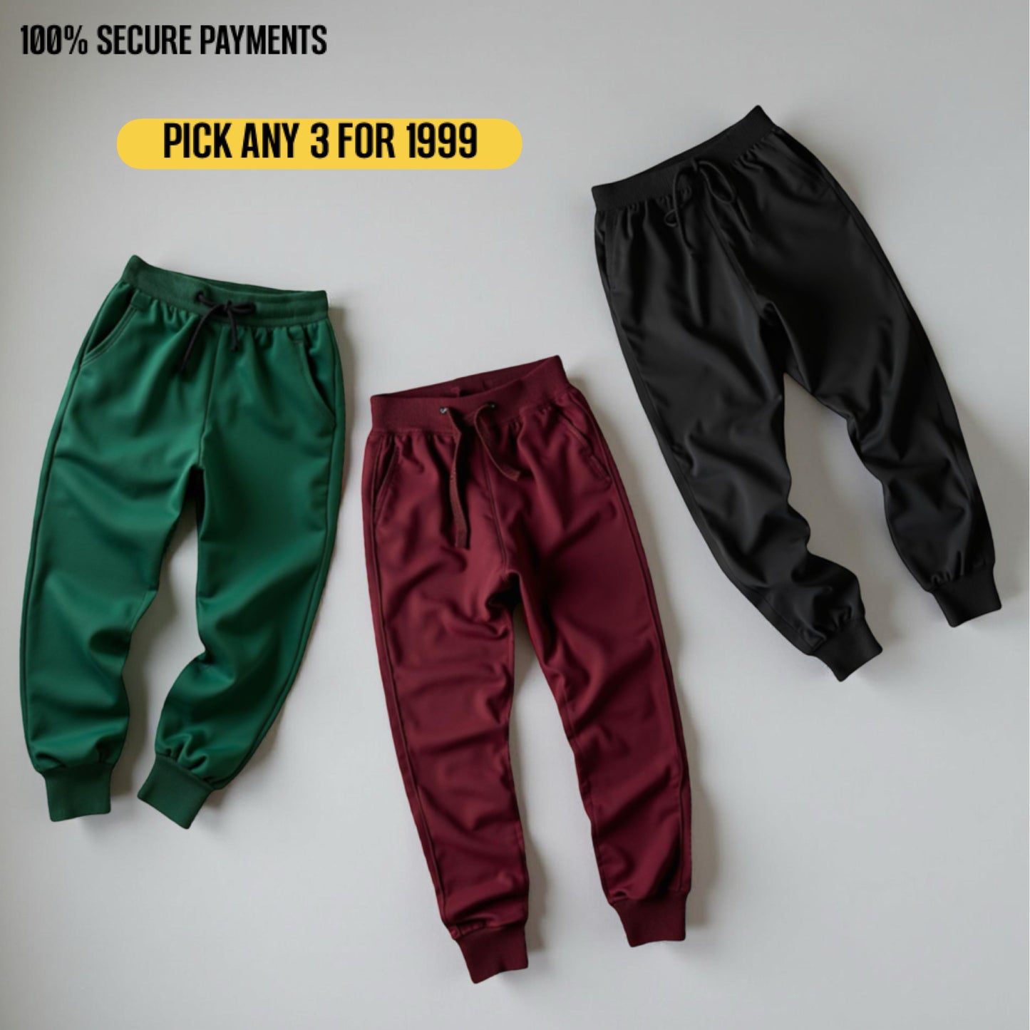 BUY ANY 3 LUXURA COMFORT JOGGERS