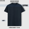 ELEVATED SUPIMA UNISEX T-SHIRT NAVY BLUE