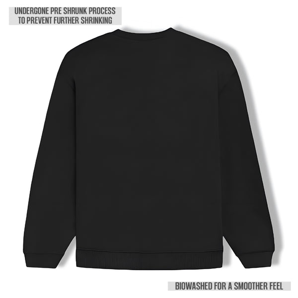 Unisex Regular Fit Sweatshirt – Premium Comfort & Classic Style Black