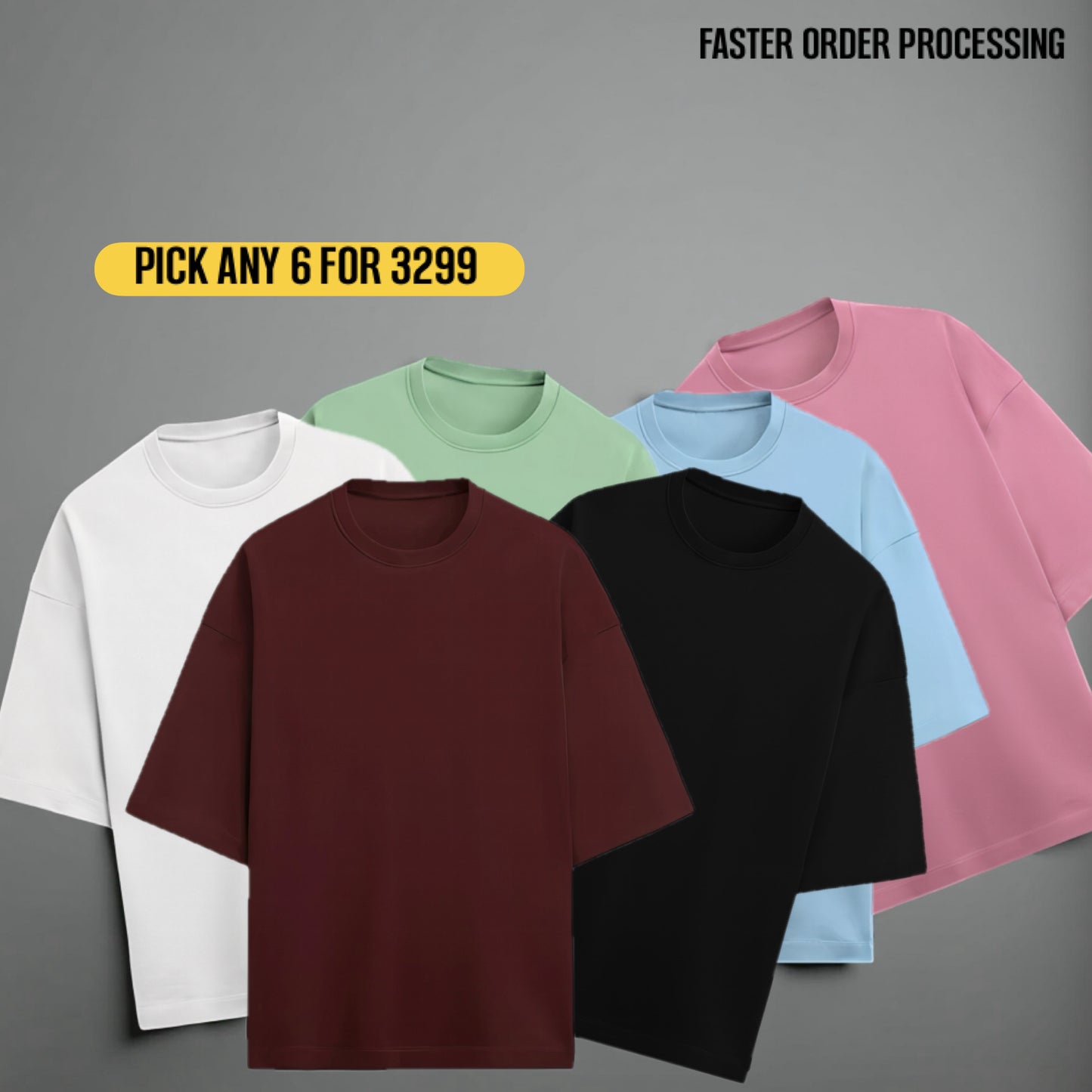 BUY ANY 3 OPULENCE TERRY OVERSIZED TEE