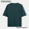 REGAL COTTON OVERSIZED TEE PETROL BLUE