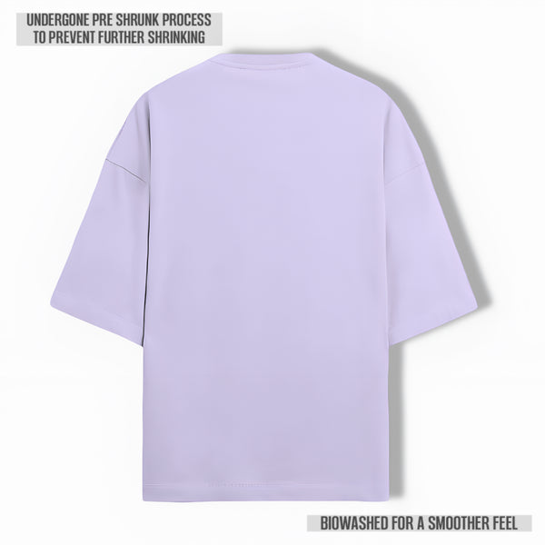 OPULENCE TERRY OVERSIZED TEE LAVENDER
