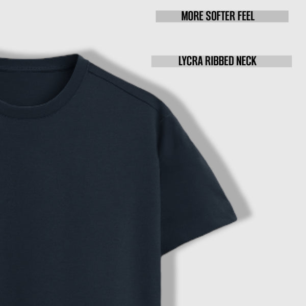 ELEVATED SUPIMA UNISEX T-SHIRT NAVY BLUE