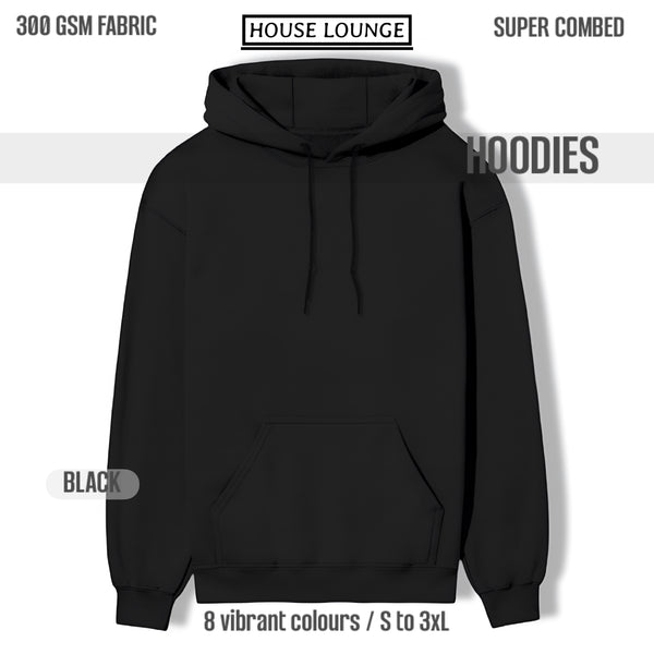 Unisex Hooded Sweatshirt – Superior Comfort & Style Black