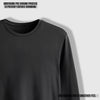 URBAN REFINED FULL SLEEVE T-SHIRT BLACK