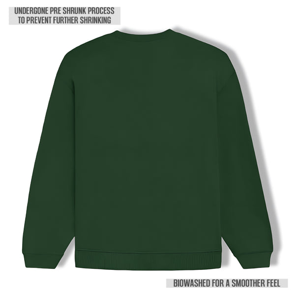 Heavyweight Sweatshirt – Ultimate Comfort & Modern Edge Bottle Green