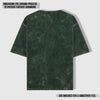 LUXURY ACID WASH UNISEX T-SHIRT BOTTLE GREEN