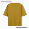 REGAL COTTON OVERSIZED TEE MUSTARD YELLOW