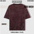 LUXURY ACID WASH UNISEX T-SHIRT MAROON