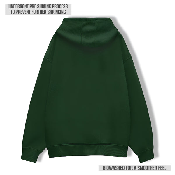 Oversized Heavyweight Hoodie – Ultimate Comfort & Effortless Style Bottle Green