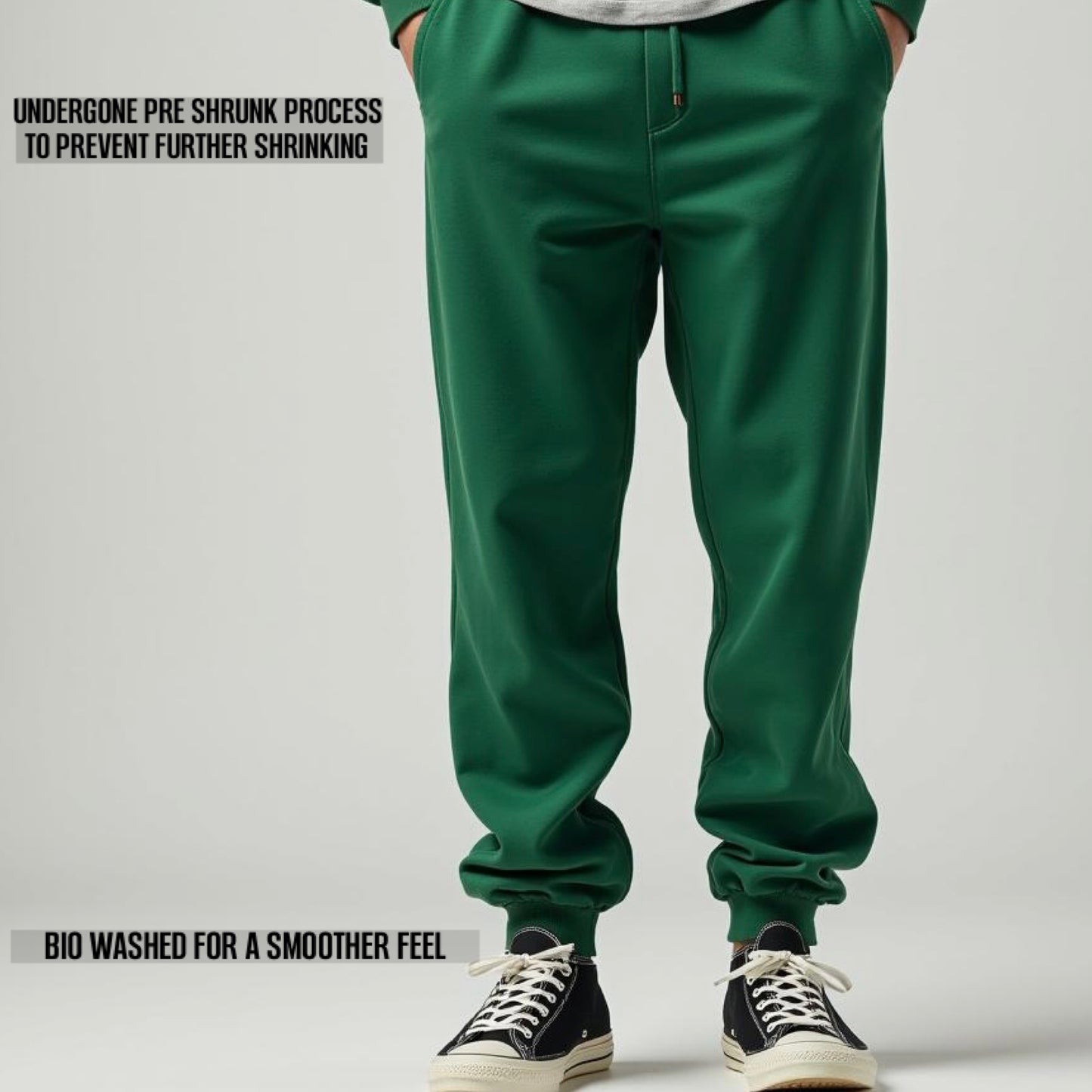 LUXURA COMFORT JOGGERS BOTTLE GREEN