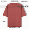 REGAL COTTON OVERSIZED TEE CORAL