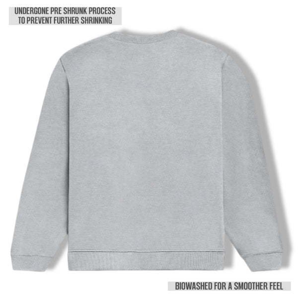 Unisex Regular Fit Sweatshirt – Premium Comfort & Classic Style Light Grey