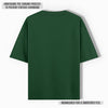 REGAL COTTON OVERSIZED TEE BOTTLE GREEN