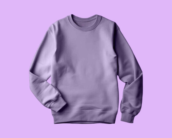 Unisex Regular Fit Sweatshirt – Premium Comfort & Classic Style Lavender