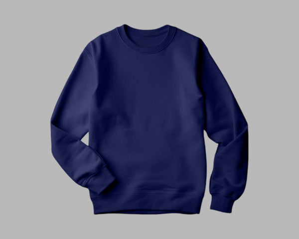 Unisex Regular Fit Sweatshirt – Premium Comfort & Classic Style Navy Blue