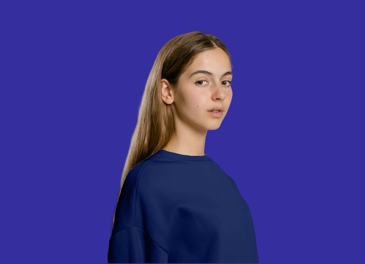 Heavyweight Sweatshirt – Ultimate Comfort & Modern Edge Navy Blue