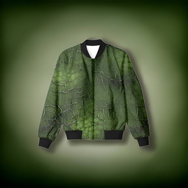 EMERALD GLEAM PREMIUM BOMBER JACKET
