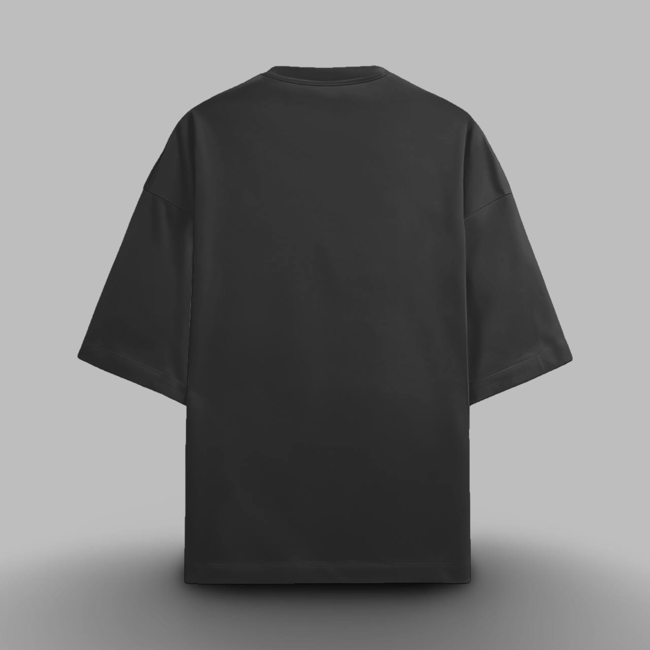 OPULENCE TERRY OVERSIZED TEE BLACK
