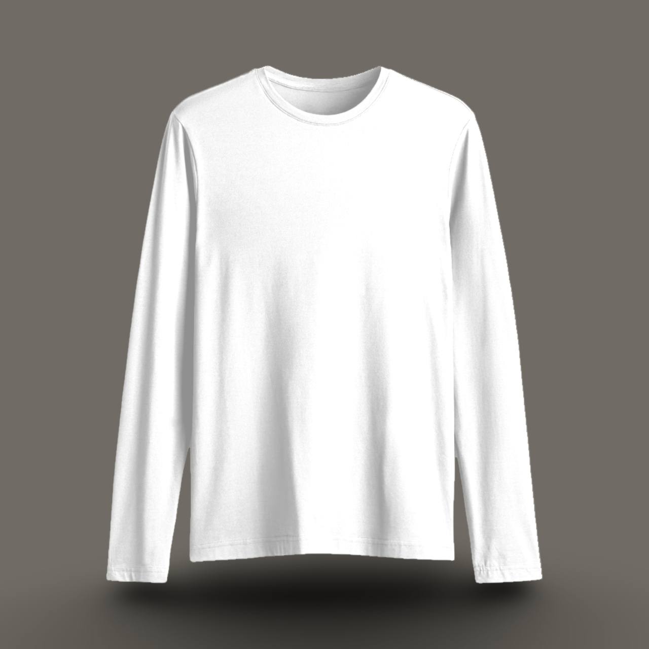 URBAN REFINED FULL SLEEVE T-SHIRT WHITE