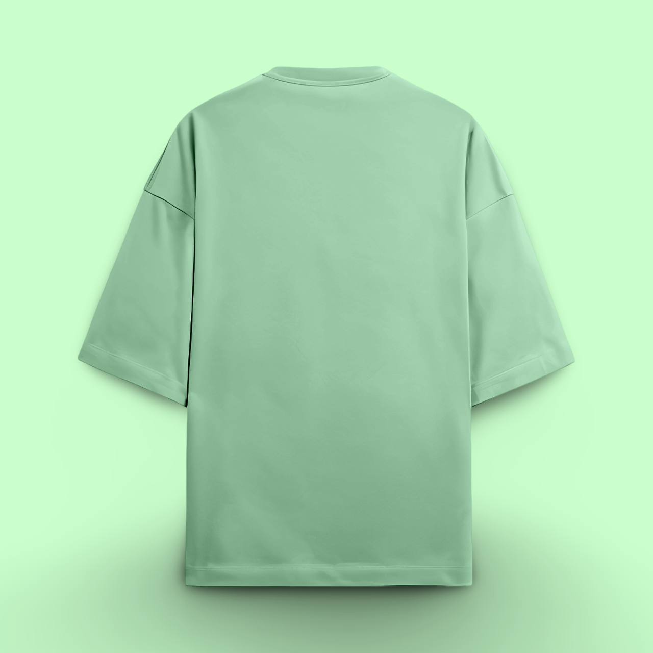 OPULENCE TERRY OVERSIZED TEE JADE