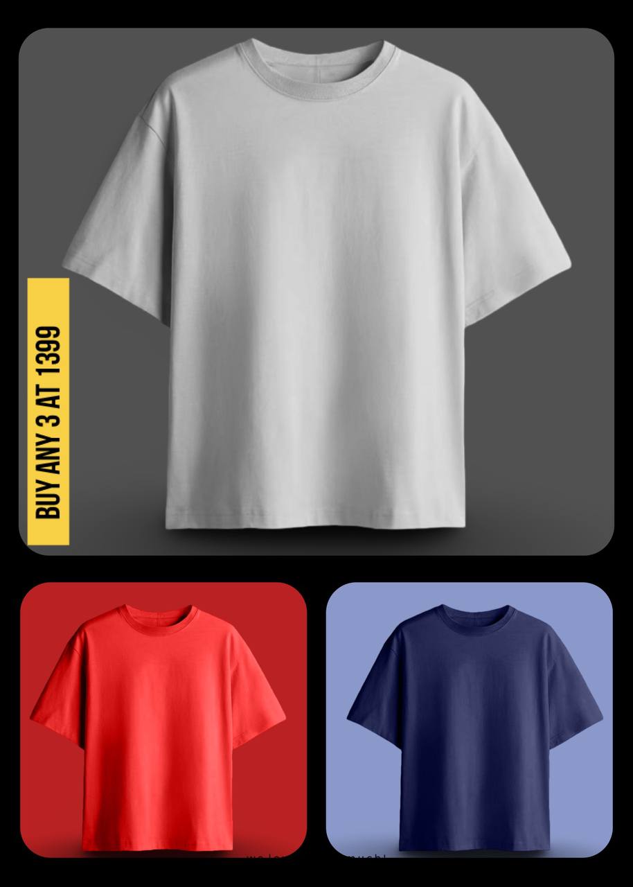 REGAL COTTON OVERSIZED TEE RED