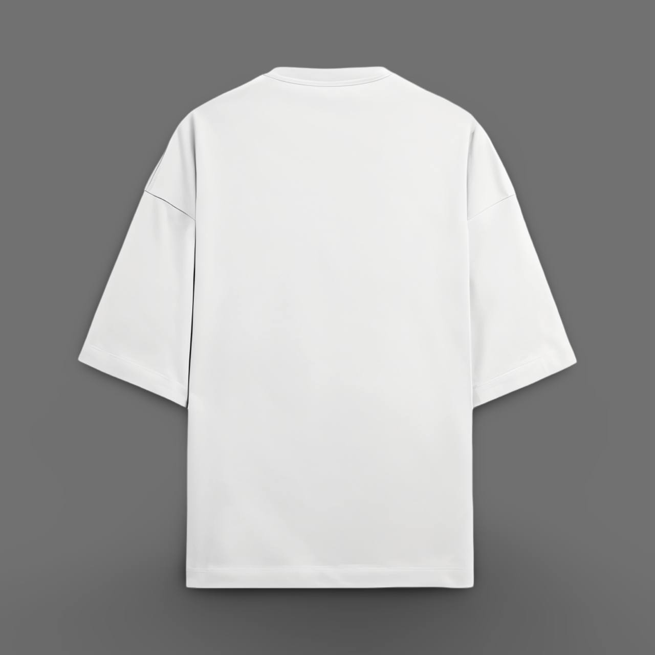 OPULENCE TERRY OVERSIZED TEE WHITE